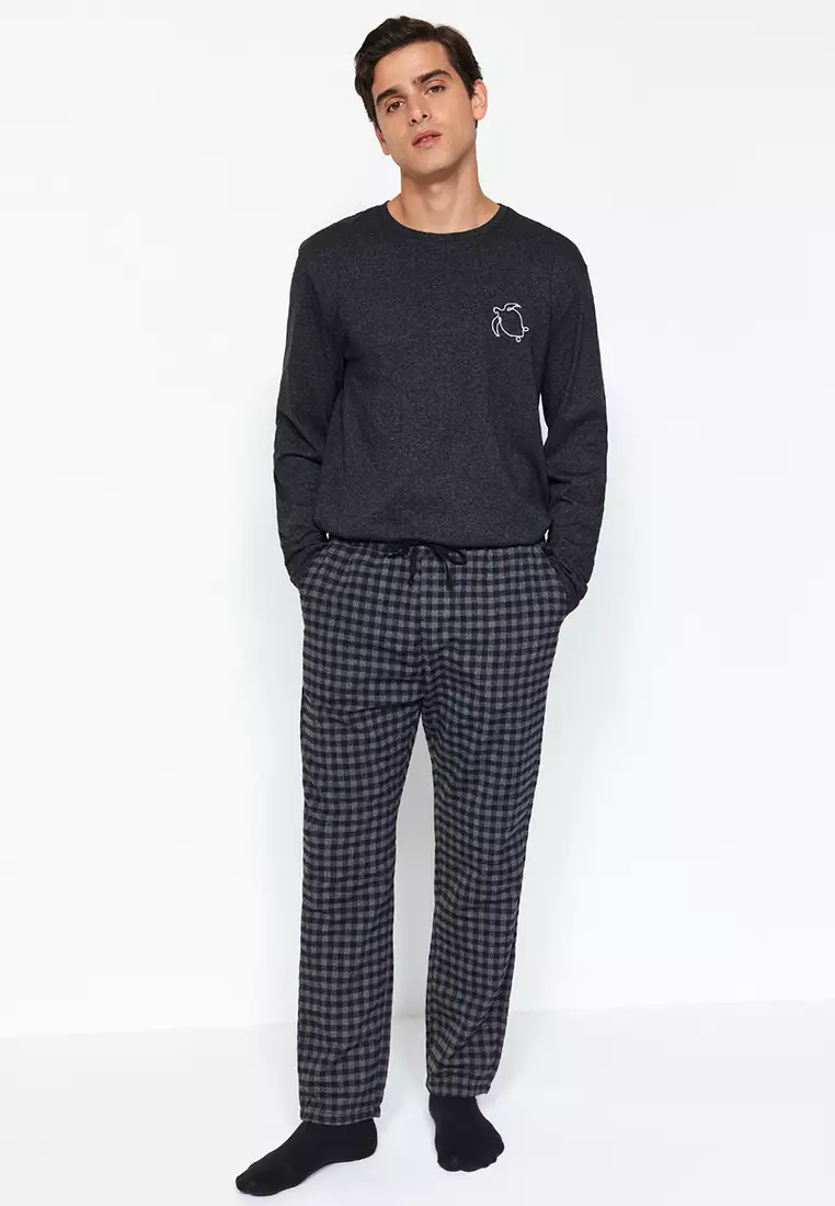 Plaid Pajama Bottoms