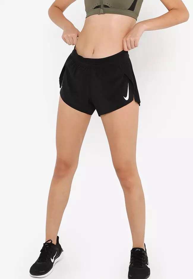 Nike Running Aeroswift Shorts In Black