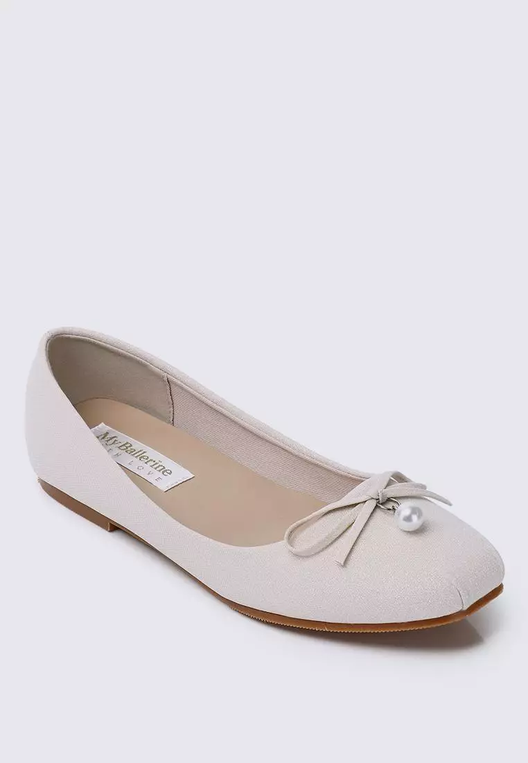 Buy My Ballerine Gem Comfy Ballerina In Nude 2025 Online | ZALORA