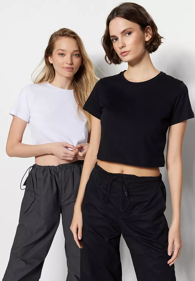 2 Packs Basic T-Shirts