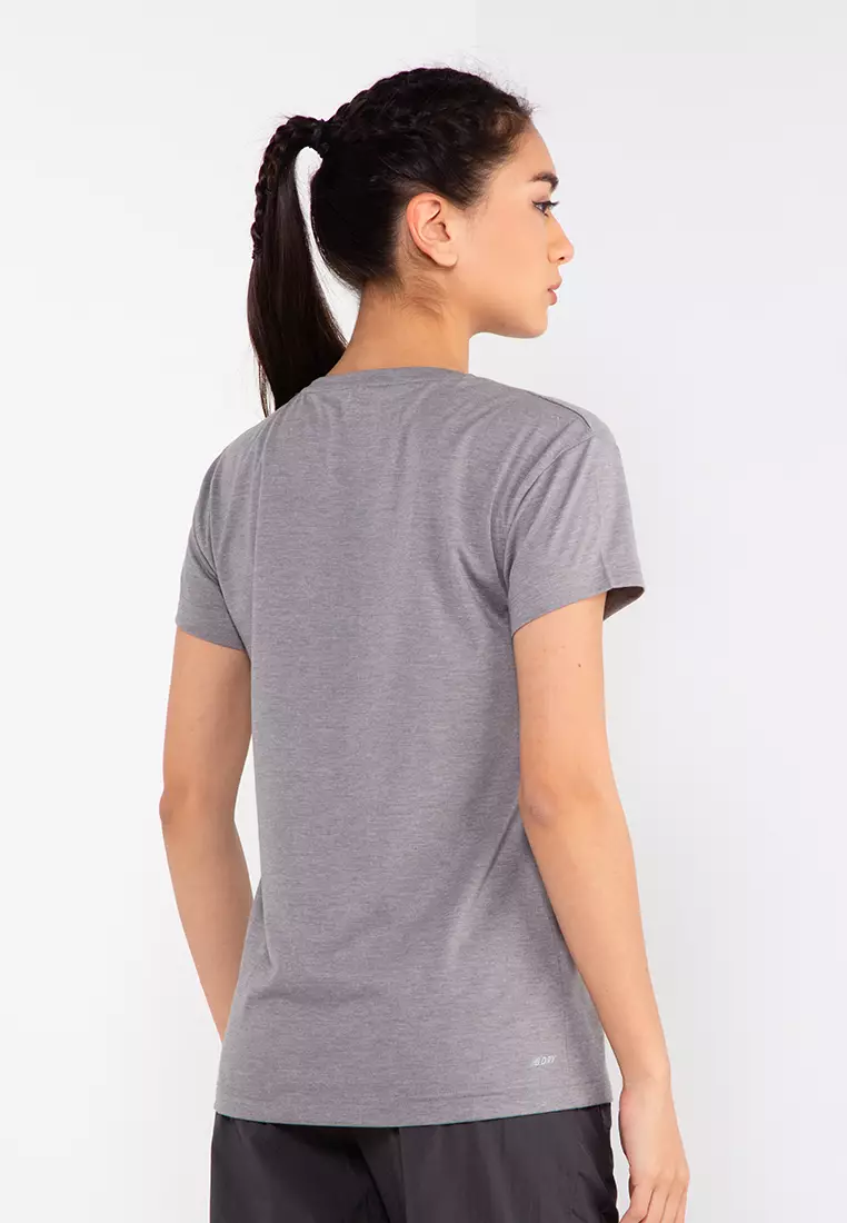 Relentless Ribbed Heather Tech Crew Neck Tee