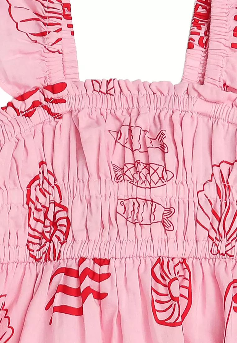 Frankie Flutter Sleeves Dress