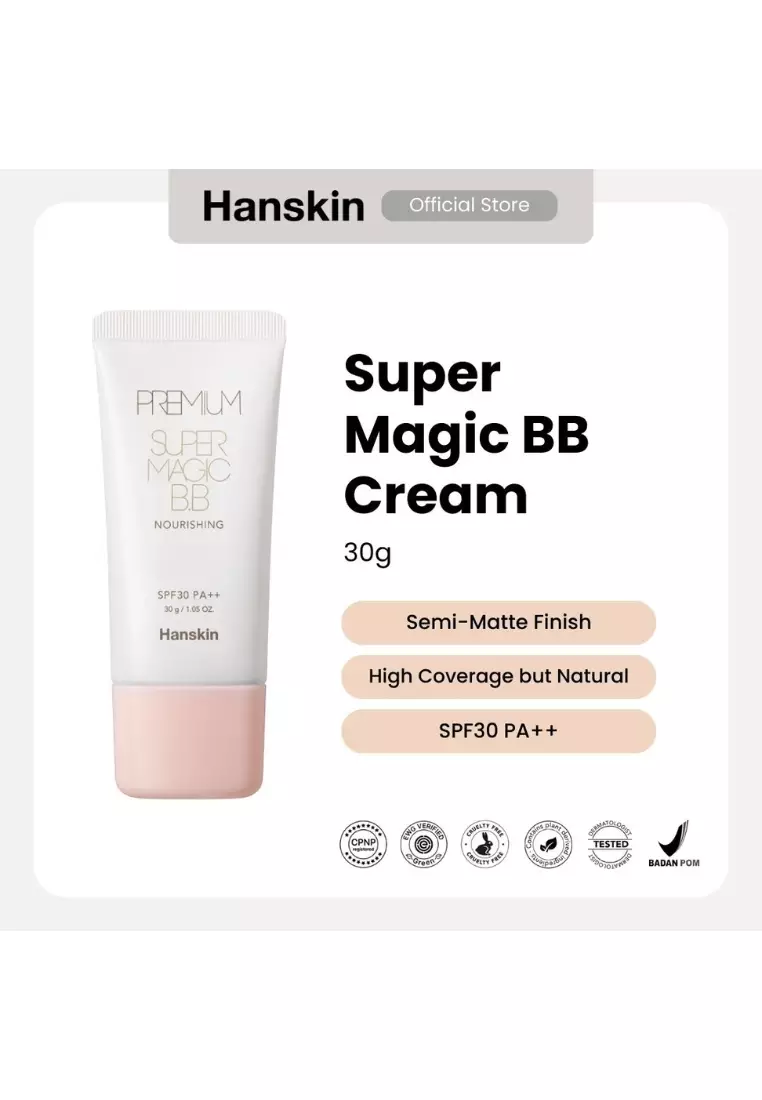 Jual Hanskin Hanskin Super Magic BB Cream SPF 30 PA++ 30 Gr Original ...