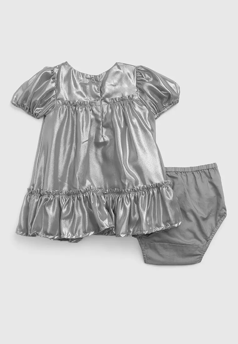 GAP Baby Metallic Satin Dress 2024, Buy GAP Online