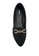 SHINE black SHINE Buckle Fabric Classic Point Toe Loafer Flats CE224SH5BDC2D4GS_3