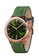 REVELOT green R1 CHRONO - GREEN/ROSEGOLD WITH 22MM GREEN SUEDE LEATHER B44A3AC7F66A97GS_2