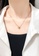 ZITIQUE gold Women's Sweet Diamond Embedded Cat Necklace - Rose Gold EB032AC8FBD959GS_3