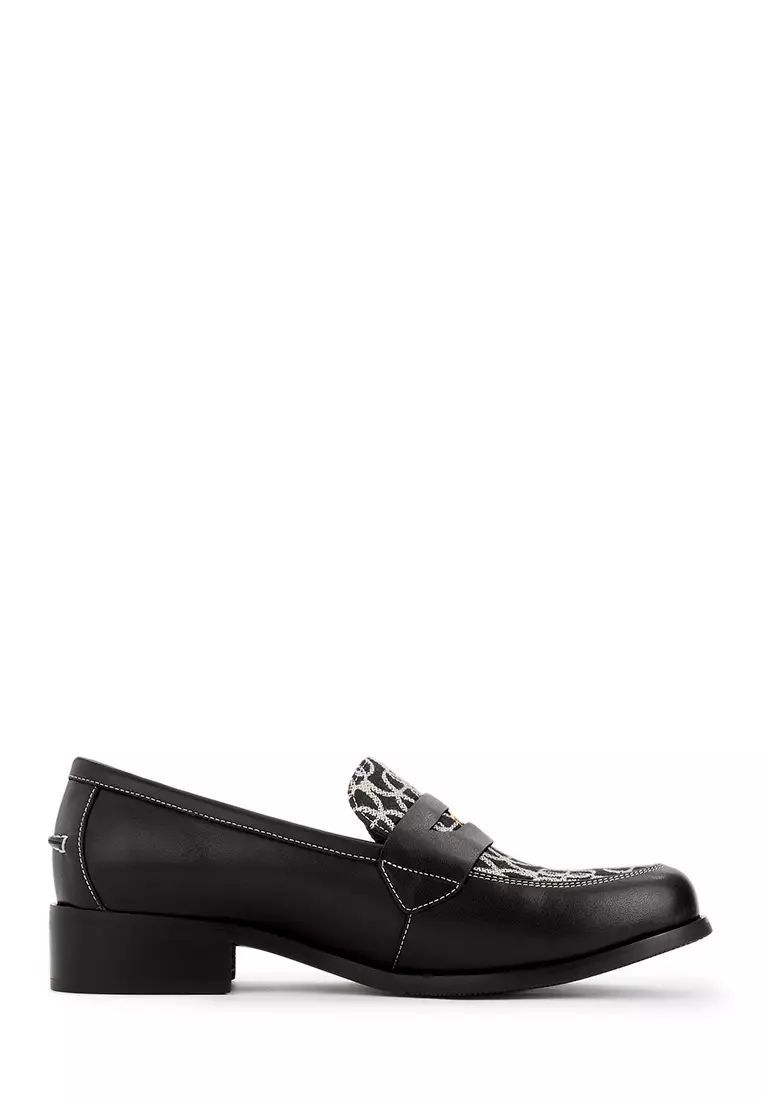 Discount on BONIA  shoes - SKU: Black Zita Loafers