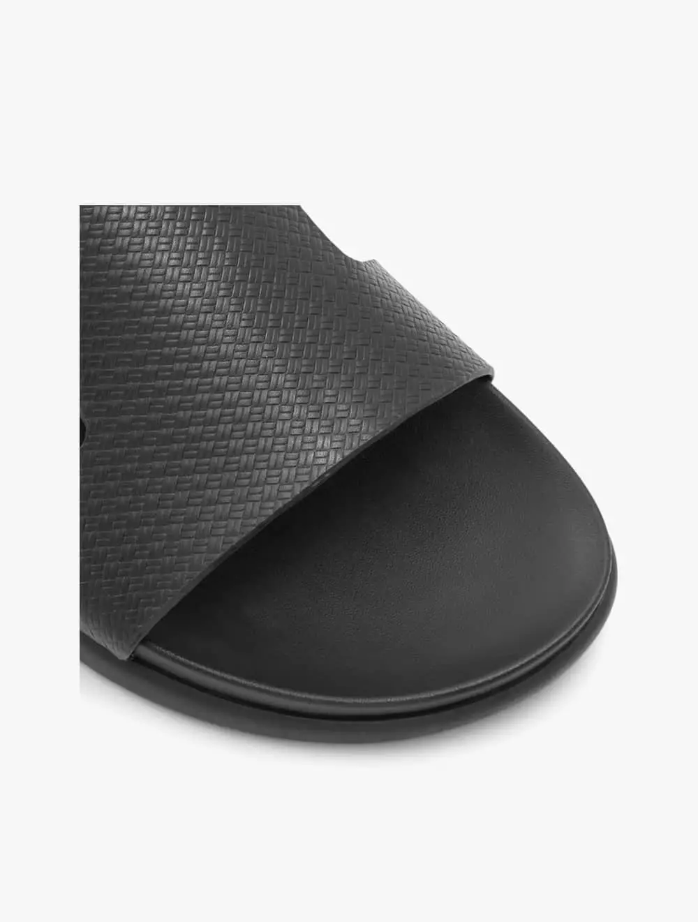 ALDO Mondi Men's Flat Sandals- Black - Black
