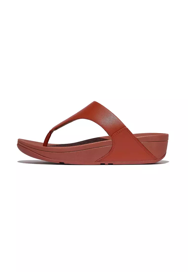 Lulu Leather Toe-post Sandals