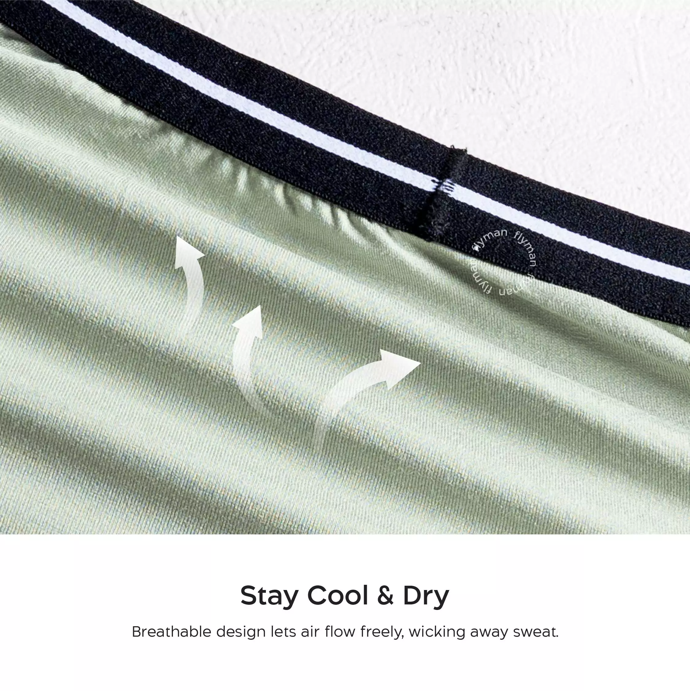 Flyman Tencel Boxer 1 Pcs FM 3537 - Sage