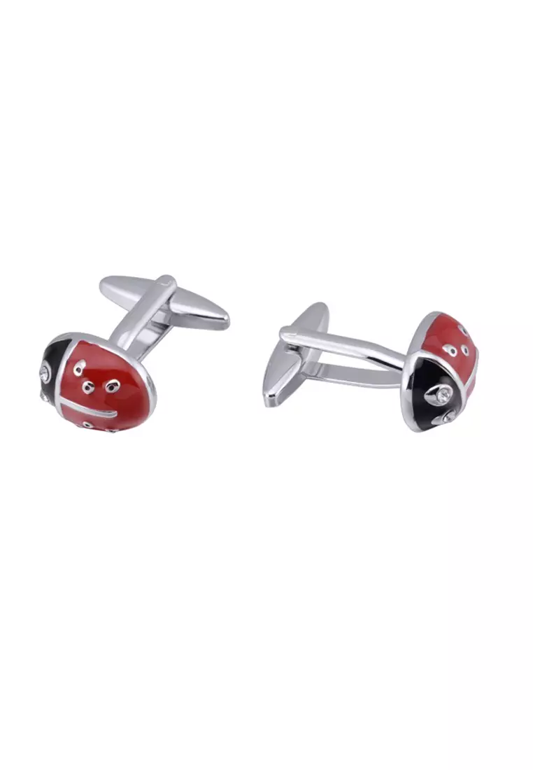 Silver Insect Cufflinks (KC10089)
