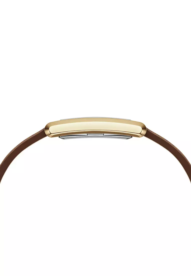 Bound 32x22mm Durham - Gold - White Dial - Fashion Watch for women - Leather Strap Watch - Female Watch - DW Official - Authentic