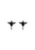 ZITIQUE black Women's Black Diamond Studded Angel's Wings Earrings - Black FB621AC874036EGS_1