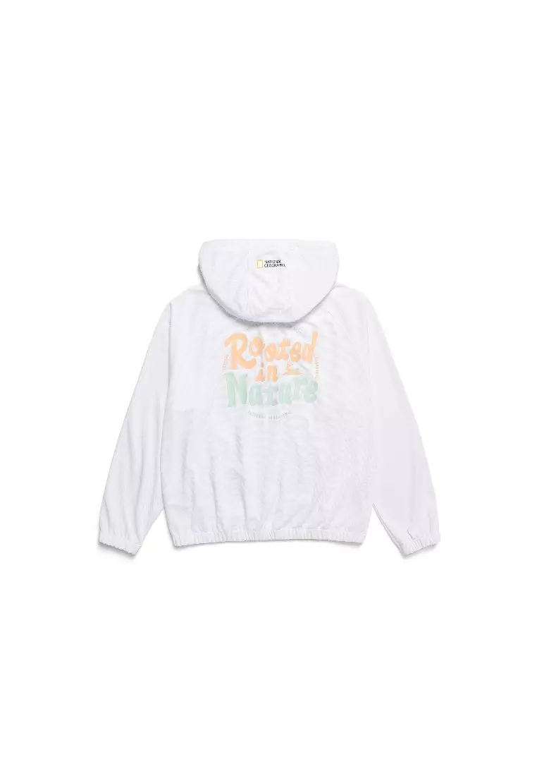 Women's Graphic Mesh Zip Up Jacket