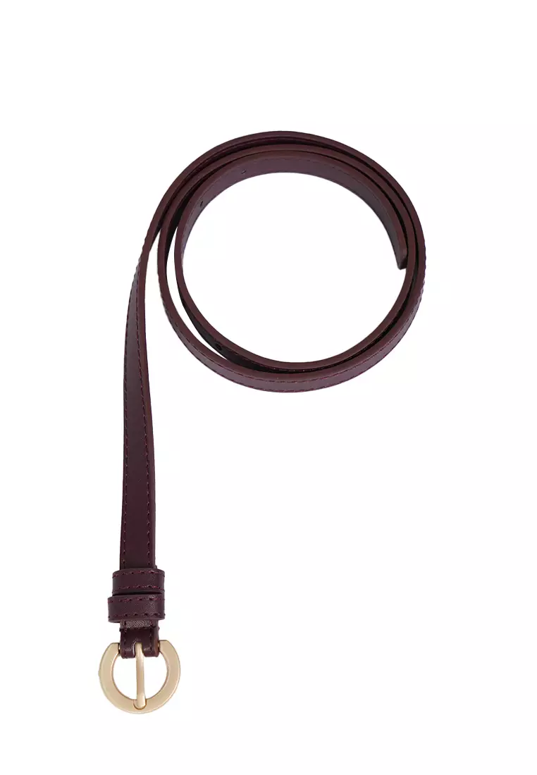 O - Ring Belt Maroon