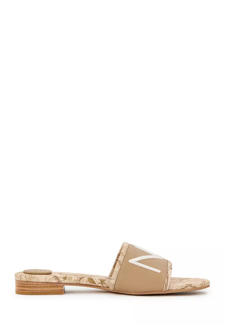 Discount on BONIA  shoes - SKU: Medium Brown Maliora Flat Sandals