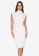 Trendyol white Standing Collar Midi Dress 216B9AAFA59D55GS_1