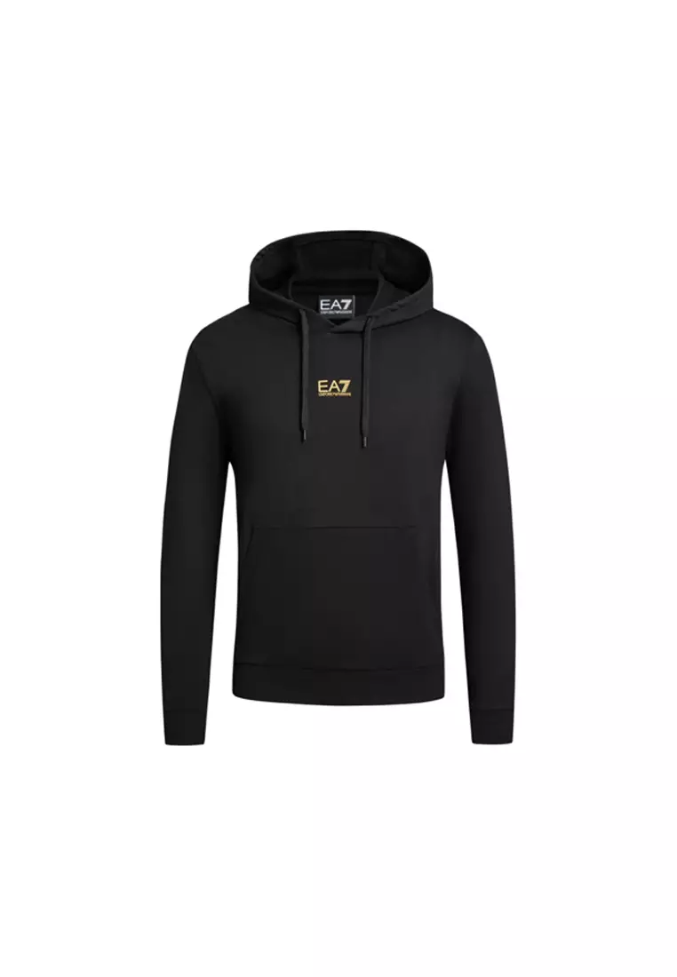 Men's Hoodie in Black 8NPM32 PJVRZ