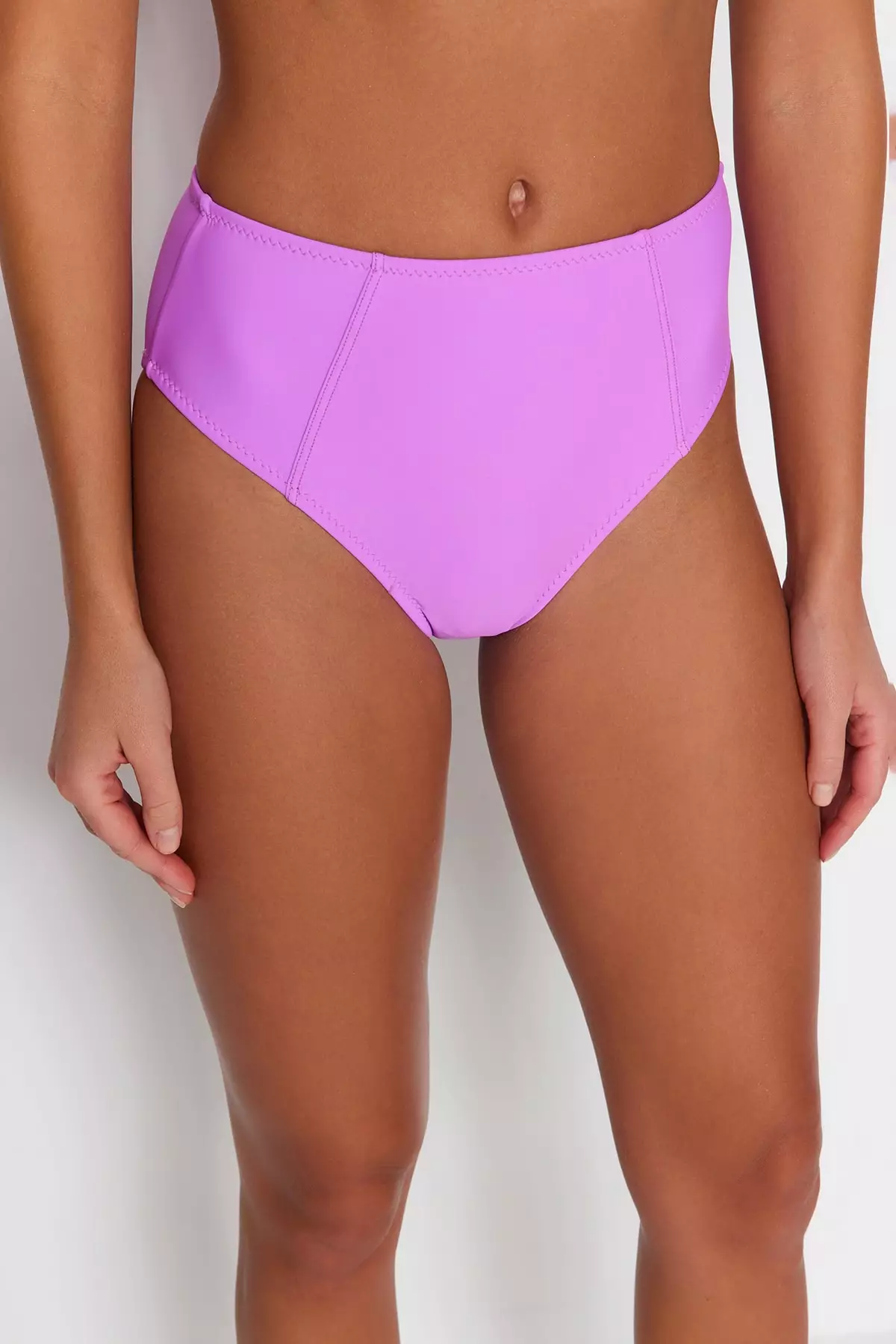 Purple high waisted bikini bottoms online
