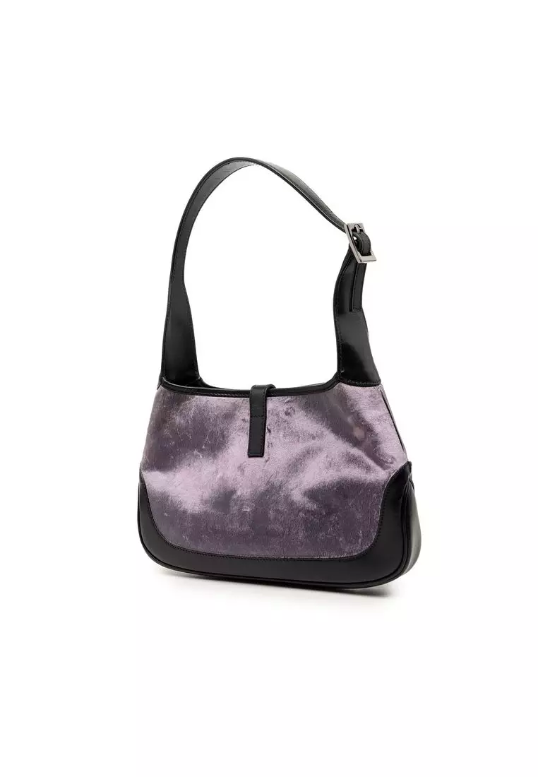 Pre-Loved Gucci Velvet Jackie Shoulder Bag