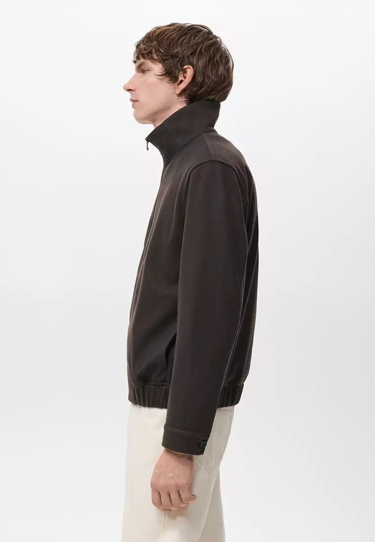 Regular-Fit Jacket with Zip