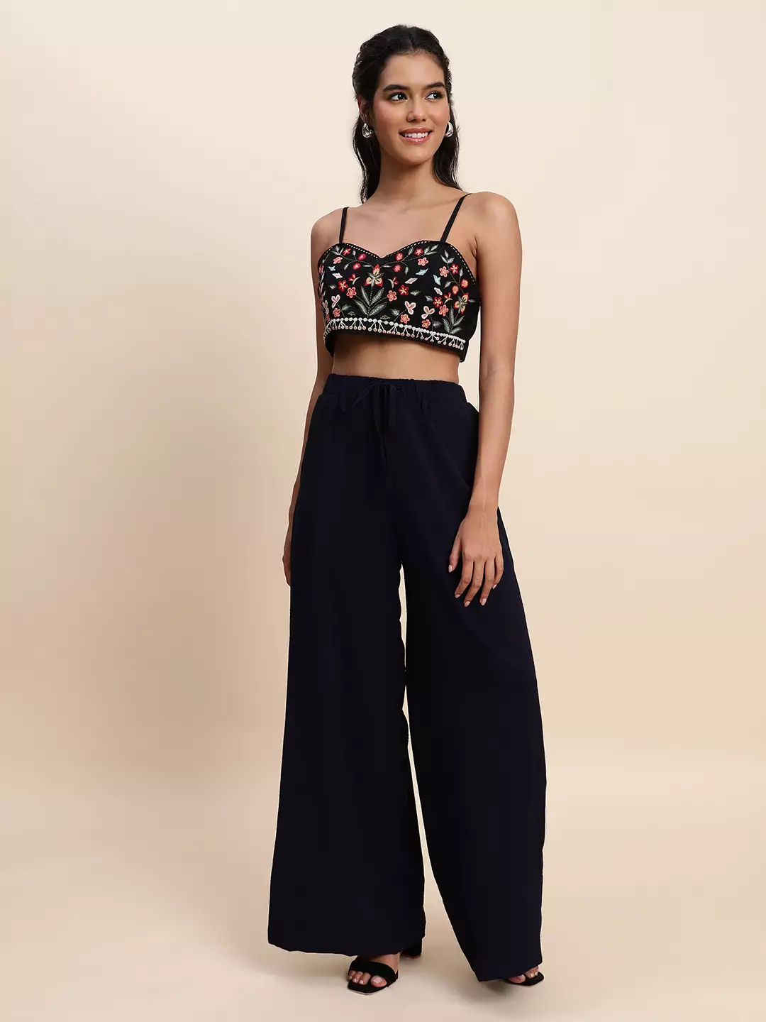 Chanira Joanna Flare Pant-Navy