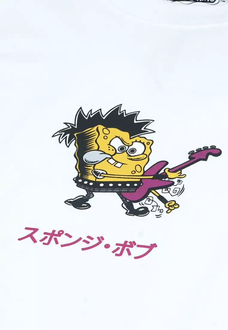 3Second SpongeBob Unisex T-Shirt Short Sleeve Relaxed Fit Cotton Tom Kenny 310125