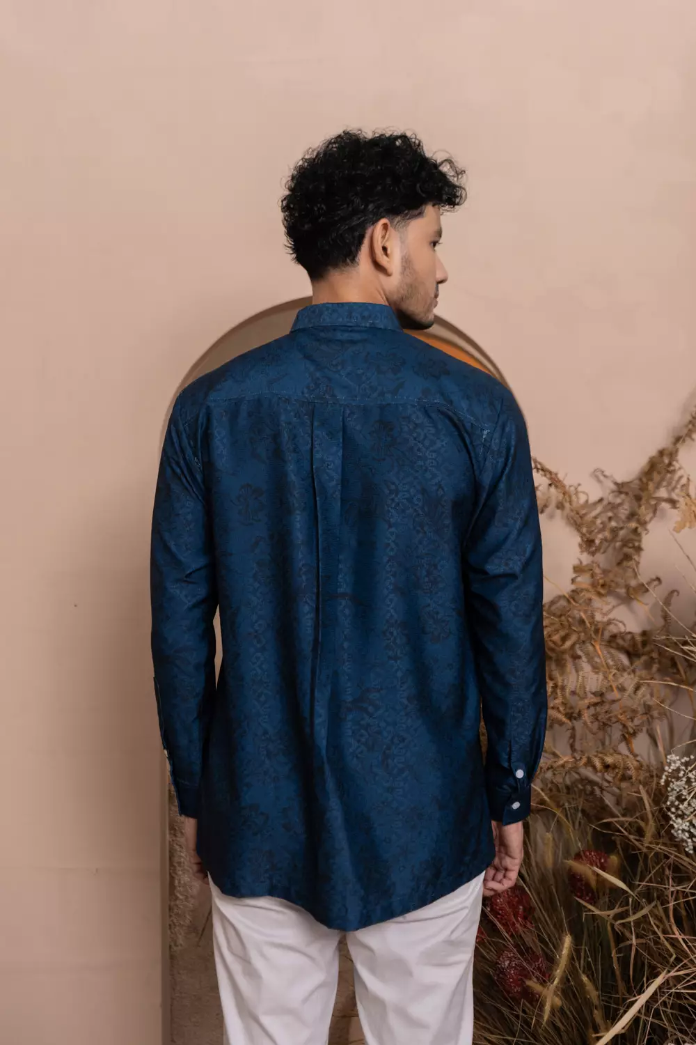 Klamby - Semantik Long Shirt Men Ancient Blue
