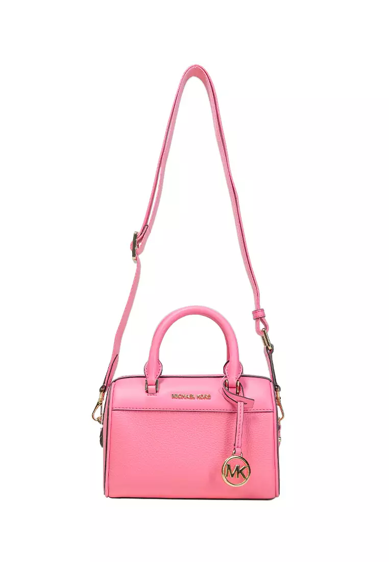 Michael Kors Jet Set Small Tea Rose Saffiano Leather Crossbody