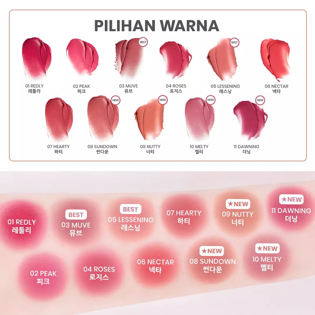 Holika Holika Melting Blur Lip Pot | Blurry Lip Color that Melts on Your Skin 08 Sundown