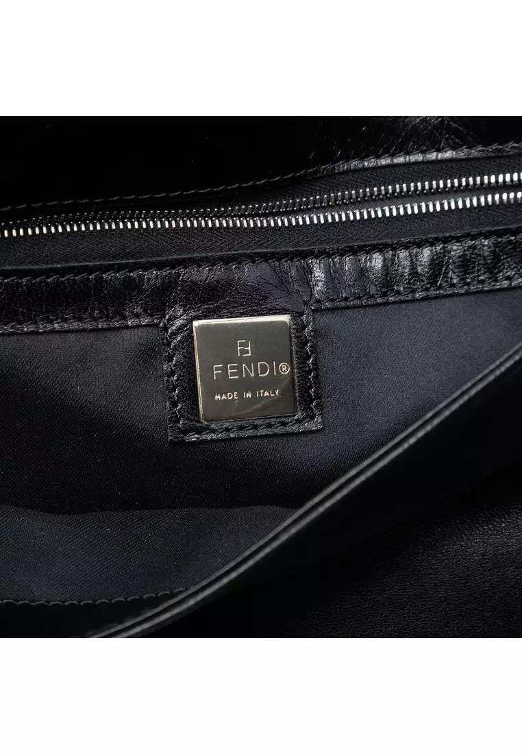 Pre-Loved Fendi Calfskin Ff Shoulder Bag