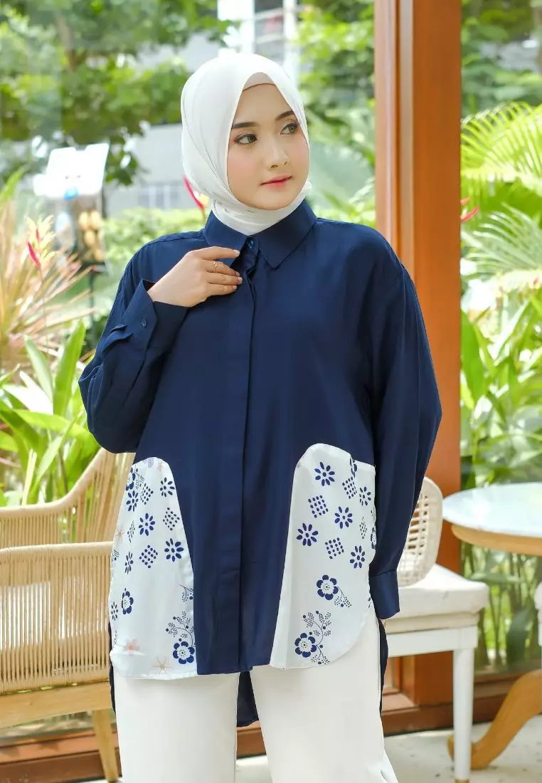 Azania Blouse Navy