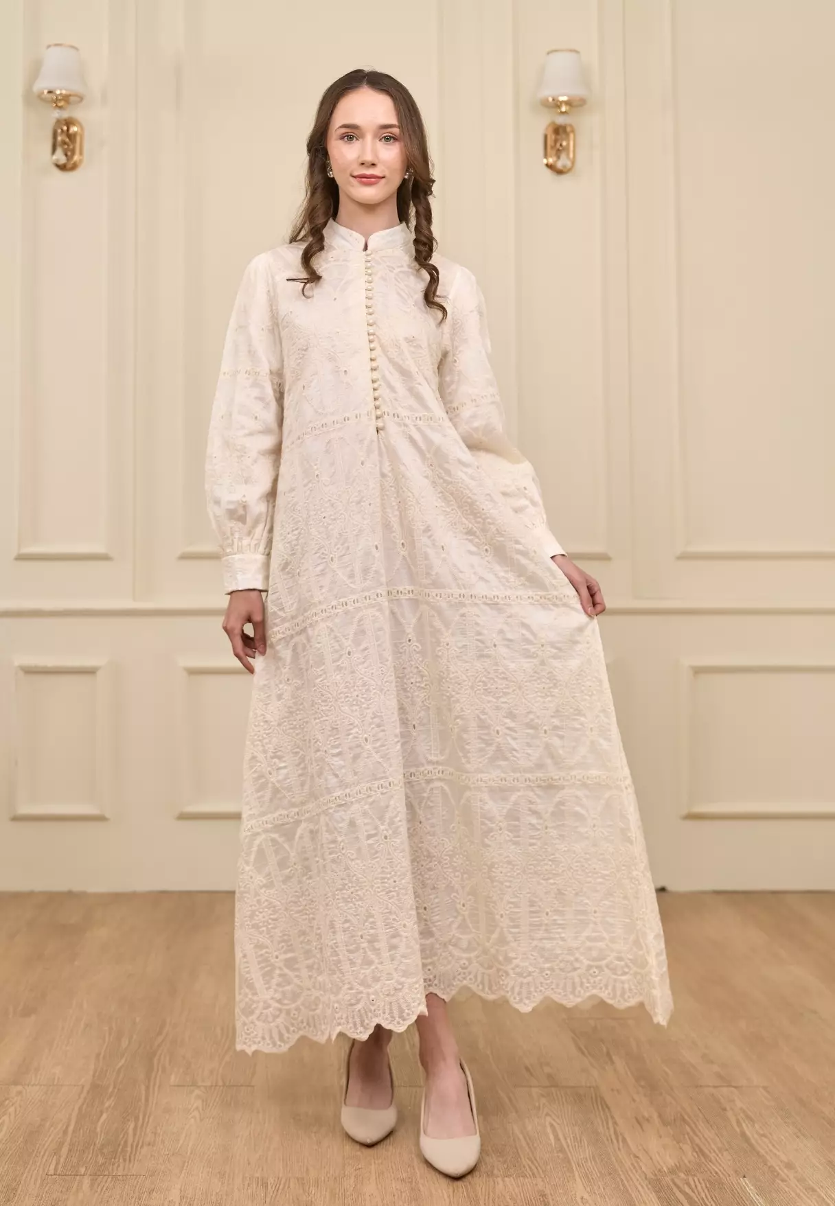 Saffiya Dress - Ivory