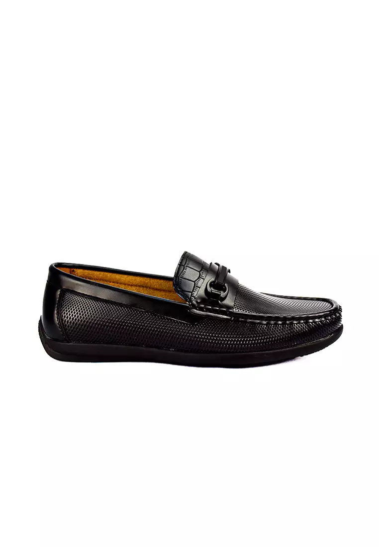 Discount on Mario D' boro Runway  shoes - SKU: Men's Casual Loafers MX 24396 Black C48