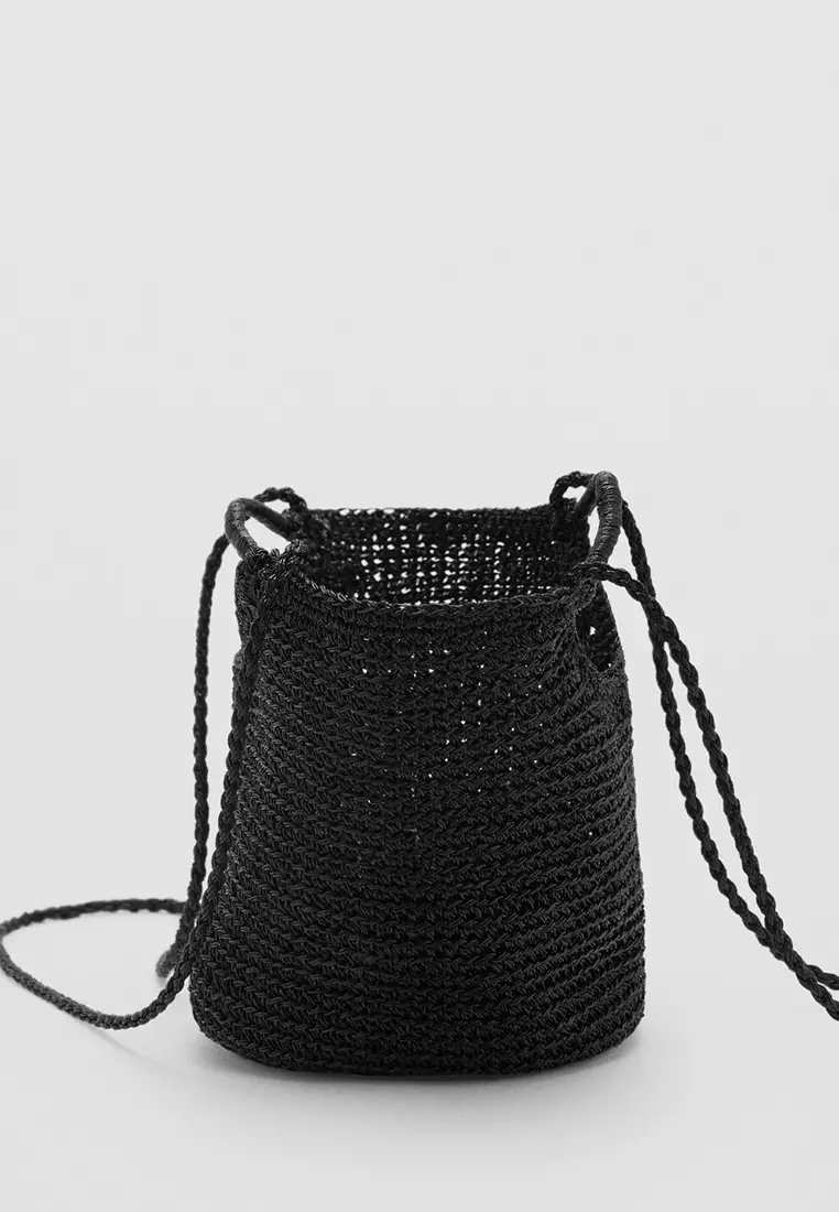 Mini Woven Crossbody Bag