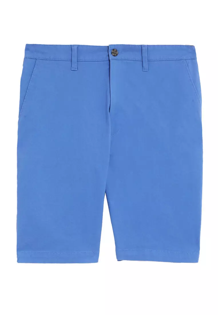 Buy MARKS & SPENCER M&S Collection Cotton Rich Stretch Chino Shorts ...