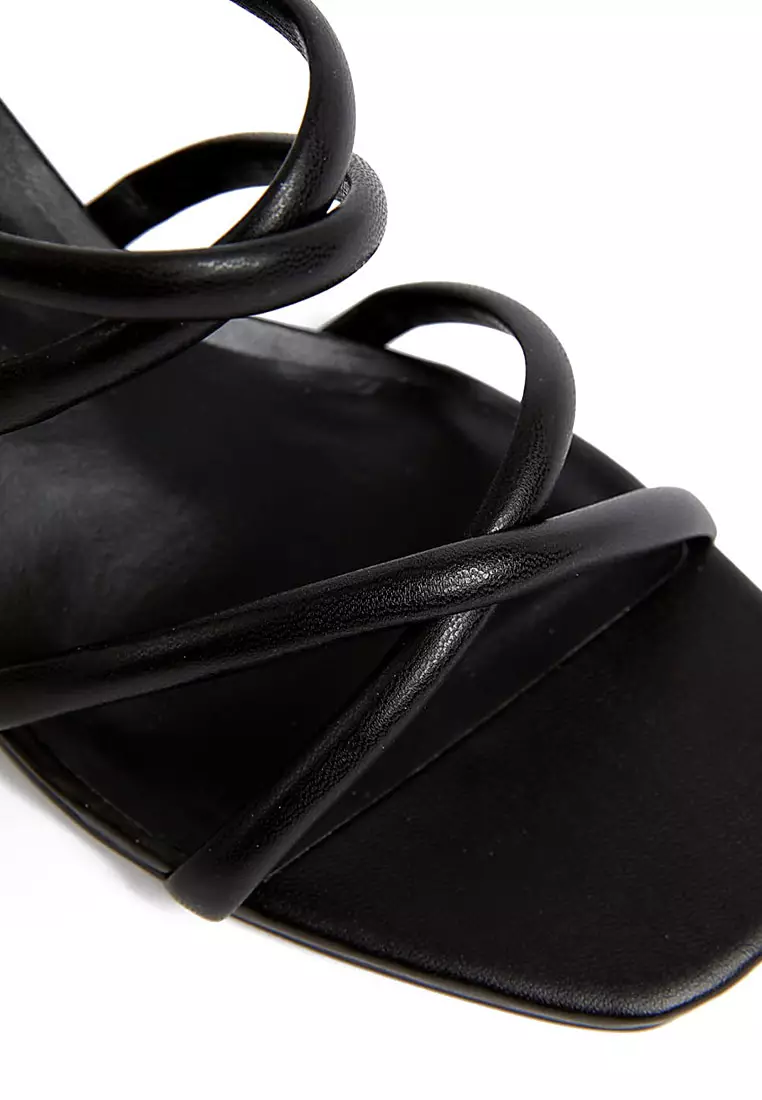 Wide Fit Strappy Block Heel Sandals