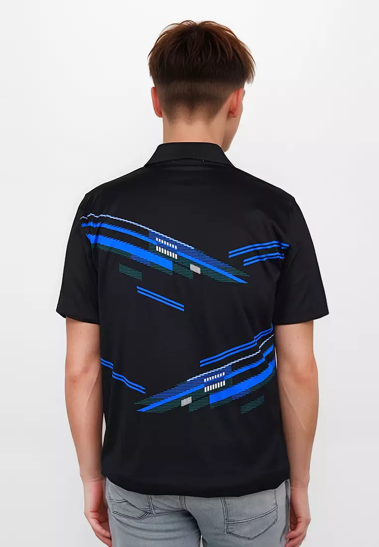 Crocodile DIAMOND 1857 Black - Kaos Kerah Pria Men Polo Original Relax fit