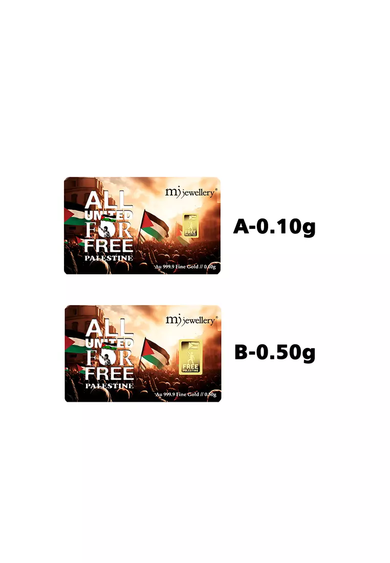 5G Gold Collection 999.9/24K Gold Bar (0.5g)