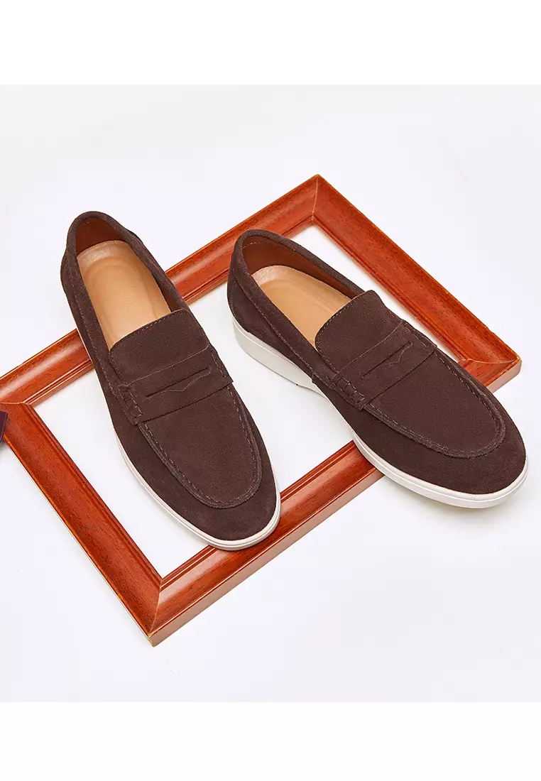 Cow Suede Penny Loafers KB8848-2