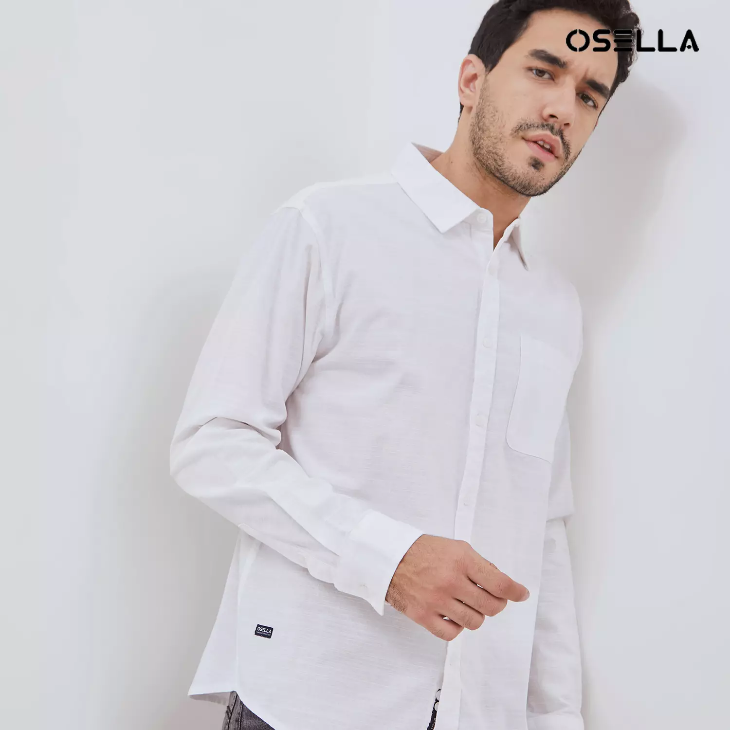 [NEW] Osella Wesley Regular Fit Long Sleeve Shirt 20374016 | Kemeja Lengan Panjang Pria