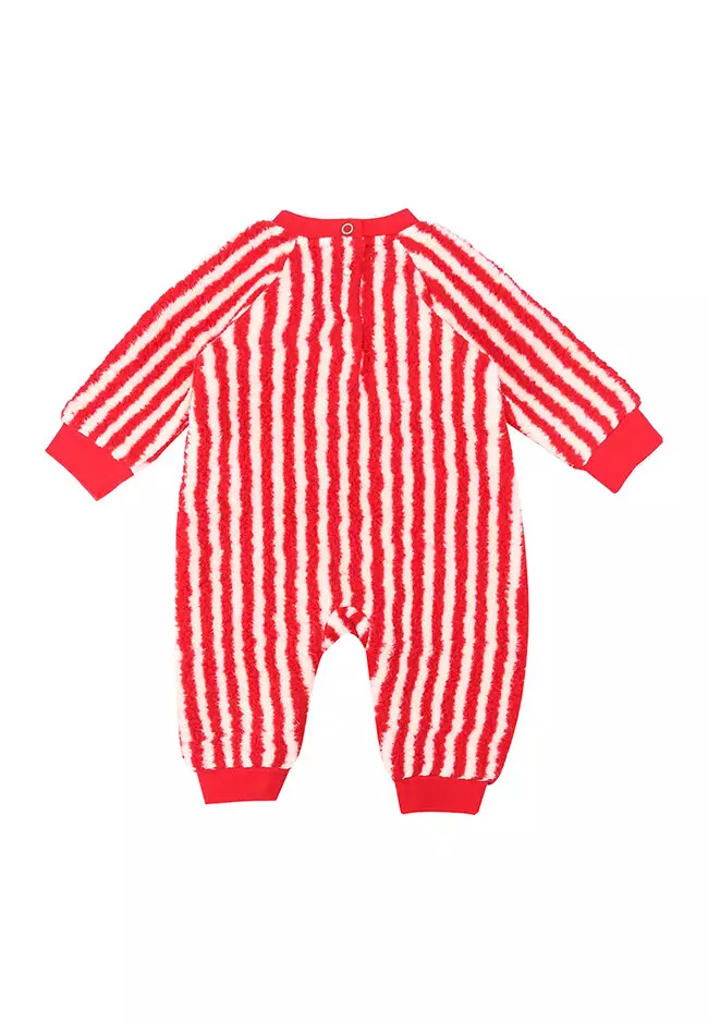 Baby fleece romper sales suit