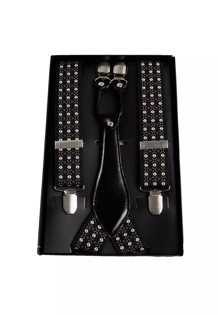 Houseofcuff Suspender Tali Jojon Karet ikat pinggang pria dewasa besar A09