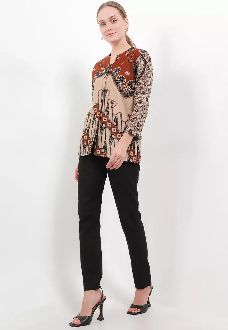 Banyuaji Blouse Batik Exclusive Premium Wanita Casual Modern