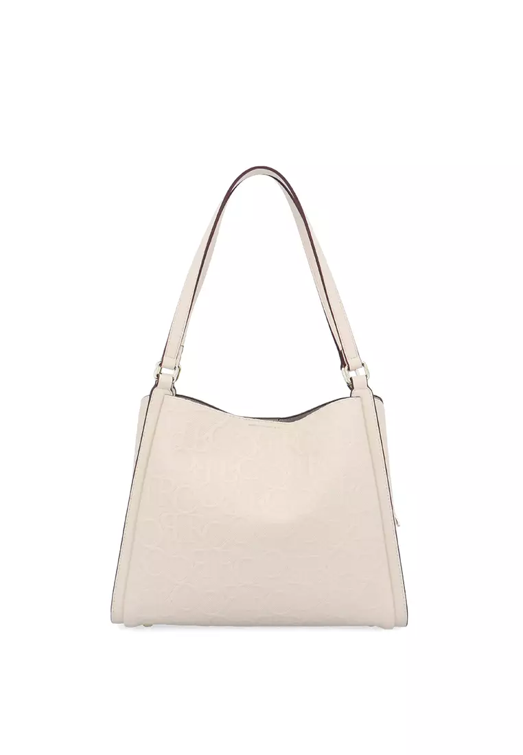 CR Delia Monogram Tote Bag - Khaki
