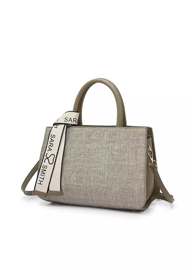 Women's Top Handle Bag / Sling Bag / Crossbody Bag - Fatigue