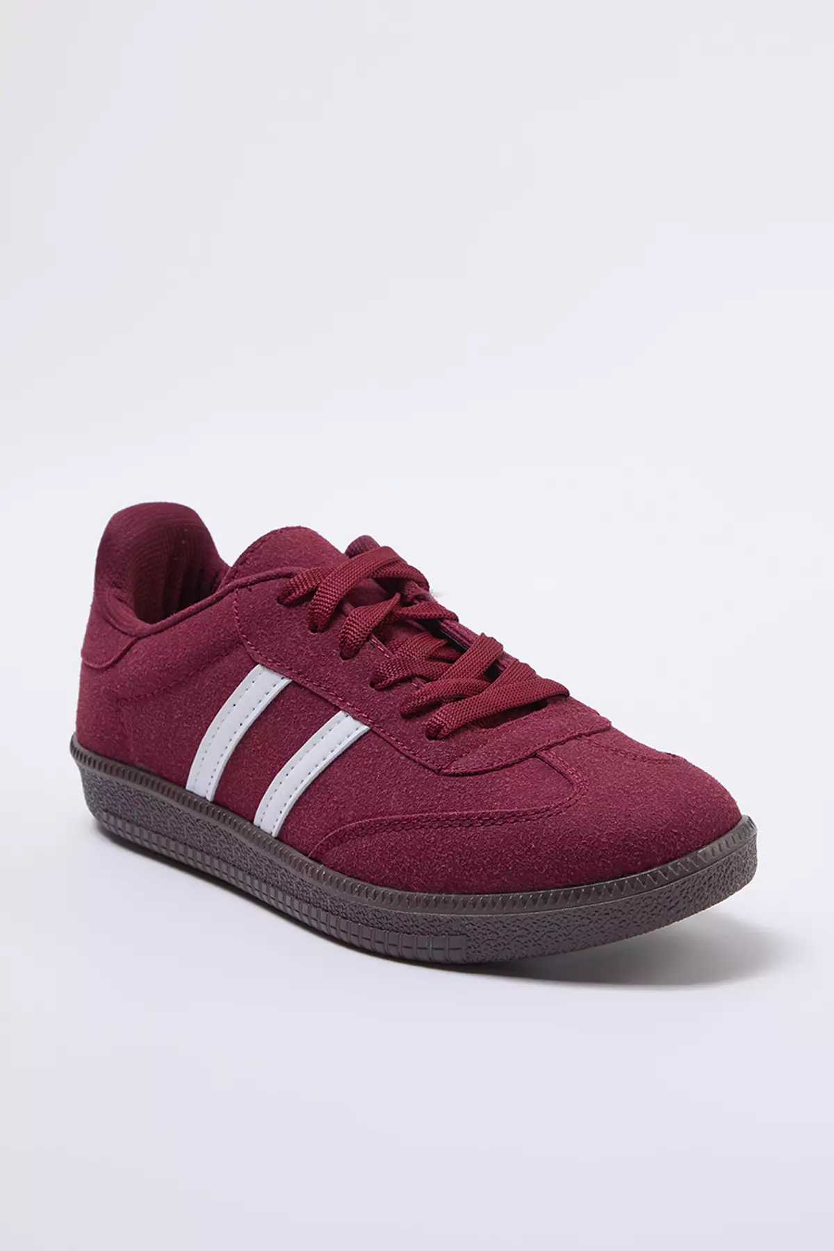 Retro Claret Red Women's Sports Shoes - Lace-Up Takaw25Sn00005