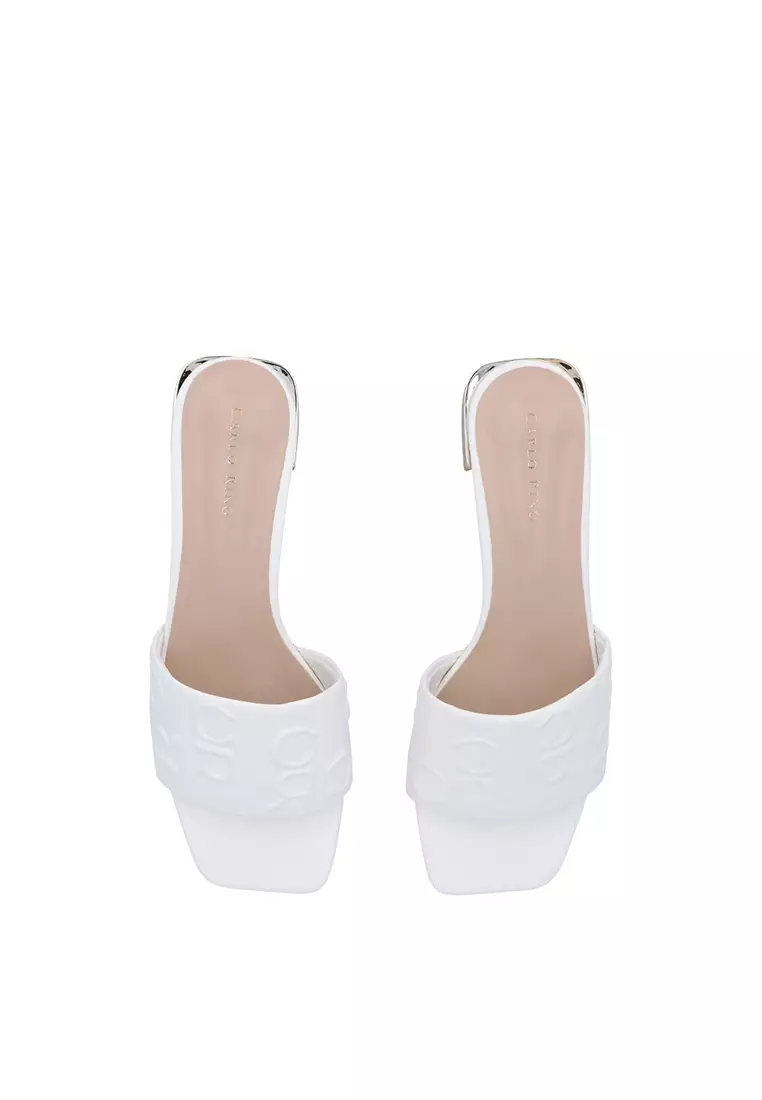 White CR Mabel Chunky Sandals