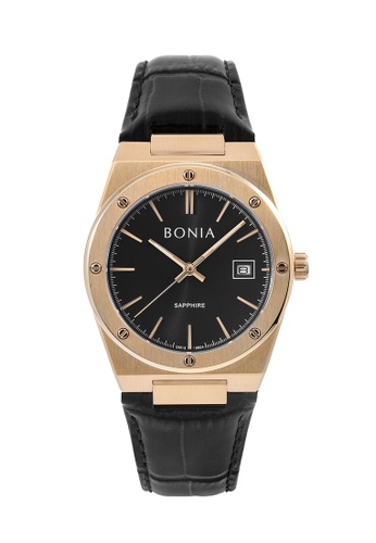 Bonia Watches black and gold Bonia Women Watch Elegance BNB10604-2532 (Free Gift) C9B73AC4841441GS_1